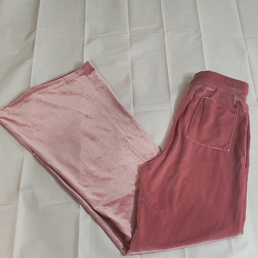 Finesse Blush Velvet Pants‎